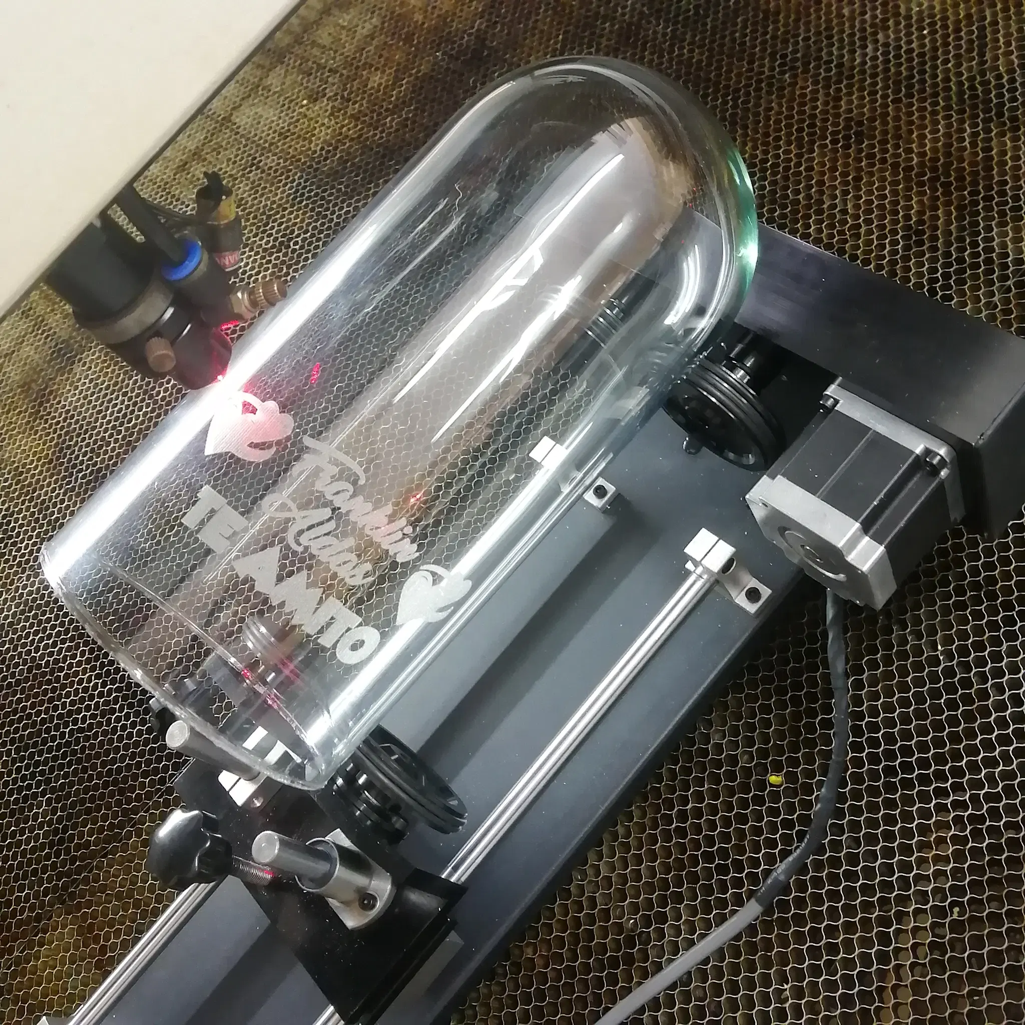 Grabado laser vidrio 1